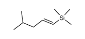 (E)-4-methylpent-1-enyl(trimethyl)silane Structure