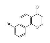 4H-Naphtho[1,2-b]pyran-4-one, 7-bromo- Structure