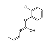 (2-chlorophenyl) N-prop-1-enylcarbamate结构式
