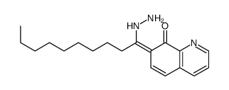 7-(1-hydrazinyldecylidene)quinolin-8-one结构式