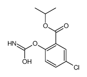 propan-2-yl 2-carbamoyloxy-5-chloro-benzoate structure