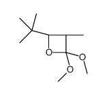 (3S,4R)-4-tert-butyl-2,2-dimethoxy-3-methyloxetane Structure