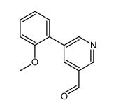 5-(2-METHOXYPHENYL)NICOTINALDEHYDE structure