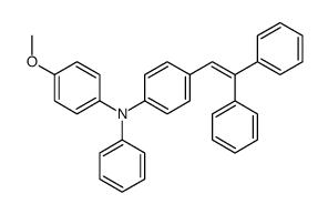 4-(2,2-diphenylethenyl)-N-(4-methoxyphenyl)-N-phenylaniline结构式