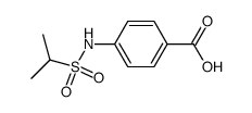 4-(propane-2-sulfonylamino)benzoic acid结构式