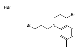 N,N-bis(3-bromopropyl)-3-methylaniline,hydrobromide Structure