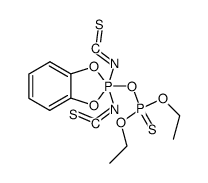 O-(2,2-diisothiocyanato-25-benzo[d][1,3,2]dioxaphosphol-2-yl) O,O-diethyl phosphorothioate Structure