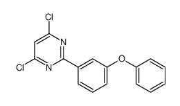 4,6-dichloro-2-(3-phenoxyphenyl)pyrimidine Structure