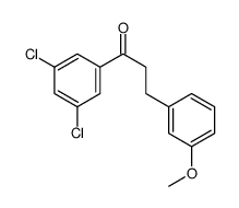 3',5'-DICHLORO-3-(3-METHOXYPHENYL)PROPIOPHENONE结构式