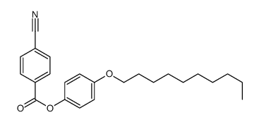 (4-decoxyphenyl) 4-cyanobenzoate结构式