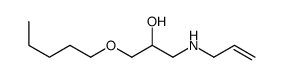 1-pentoxy-3-(prop-2-enylamino)propan-2-ol结构式