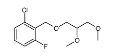 1-chloro-2-(2,3-dimethoxypropoxymethyl)-3-fluorobenzene Structure