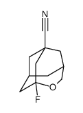 4-Oxatricyclo[4.3.1.13,8]undecane-1-carbonitrile, 3-fluoro结构式