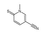 1-methyl-6-sulfanylidenepyridine-3-carbonitrile Structure