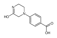 4-(3-oxopiperazin-1-yl)benzoic acid结构式