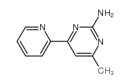 4-methyl-6-pyridin-2-ylpyrimidin-2-amine Structure