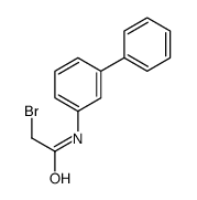 2-bromo-N-(3-phenylphenyl)acetamide Structure