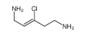 3-chloropent-2-ene-1,5-diamine Structure