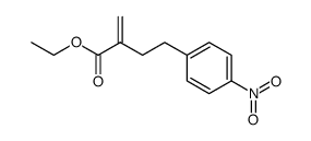 2-methylene-4-(4-nitrophenyl)-butyric acid ethyl ester结构式