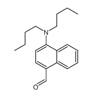 4-(dibutylamino)naphthalene-1-carbaldehyde结构式