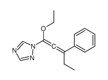 1-(1-ethoxy-3-phenylpenta-1,2-dienyl)-1,2,4-triazole Structure