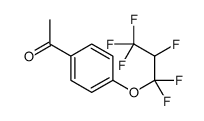 1-[4-(1,1,2,3,3,3-hexafluoropropoxy)phenyl]ethanone Structure