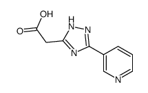2-(3-pyridin-3-yl-1H-1,2,4-triazol-5-yl)acetic acid结构式