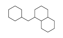 1-(cyclohexylmethyl)-1,2,3,4,4a,5,6,7,8,8a-decahydronaphthalene结构式