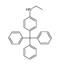 N-ethyl-4-(triphenylmethyl)aniline Structure