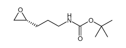 Carbamic acid, N-[3-(2R)-2-oxiranylpropyl]-, 1,1-dimethylethyl ester Structure