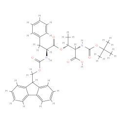 Boc-Thr(Fmoc-Phe)-OH Structure