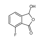 3-hydroxy-7-fluoro-1(3H)-isobenzofuranone结构式