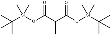 Propanedioic acid, 2-methyl-, 1,3-bis[(1,1-dimethylethyl)dimethylsilyl] ester Structure