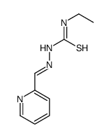 1-ethyl-3-(pyridin-2-ylmethylideneamino)thiourea Structure