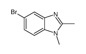 5-溴-1,2-二甲基-1H-苯并[d]咪唑结构式