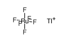 thallium(I) hexafluororuthenate(V)结构式