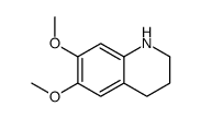6,7-Dimethoxy-1,2,3,4-tetrahydroquinoline Structure