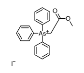 (2-methoxy-2-oxoethyl)-triphenylarsanium,iodide Structure