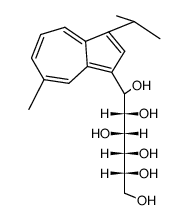 '3-Glucosyl-1-isopropyl-5-methyl-azulen-hydrat' Structure