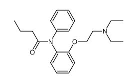 N-Butyryl-2-<2-diaethylamino-aethoxy>-diphenylamin结构式