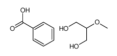 benzoic acid,2-methoxypropane-1,3-diol结构式