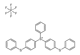 phenyl-bis(4-phenylsulfanylphenyl)sulfanium,hexafluorophosphate Structure