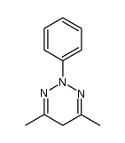 4,6-dimethyl-2-phenyl-2,5-dihydro-1,2,3-triazine结构式