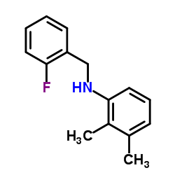N-(2-Fluorobenzyl)-2,3-dimethylaniline结构式
