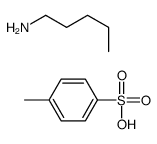 4-methylbenzenesulfonic acid,pentan-1-amine结构式