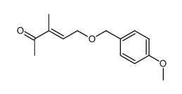(E)-5-((4-methoxybenzyl)oxy)-3-methylpent-3-en-2-one Structure