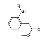 methyl 2-[2-(chloroamino)phenyl]acetate结构式