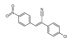 p-Nitrobenzylidene-p-chlorophenylacetonitrile structure