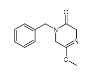 1-benzyl-5-methoxy-3,6-dihydropyrazin-2(1H)-one Structure