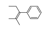 2-methyl-3-phenyl-pent-2-ene Structure